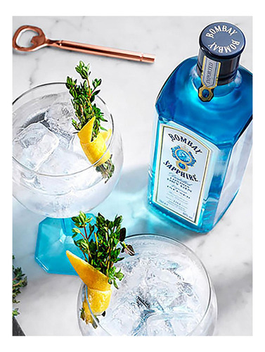 Pack De 4 Ginebra Bombay Sapphire 750 Ml