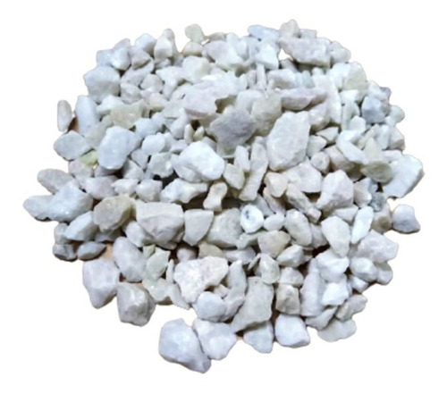 Piedras, Piedritas Decorativas Canteros Blanca 03  X 25 Kg
