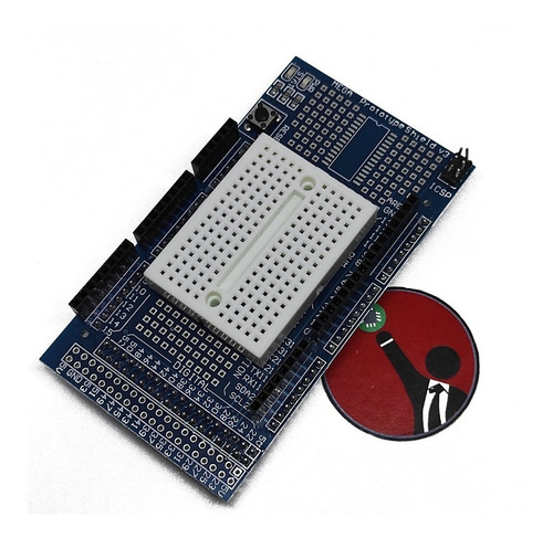 Arduino Proto Shield Con Protoboard Expansion Arduino Mega