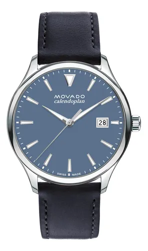 Reloj De Hombre Suizo Con Correa De Cuero Clásico 3 Atm