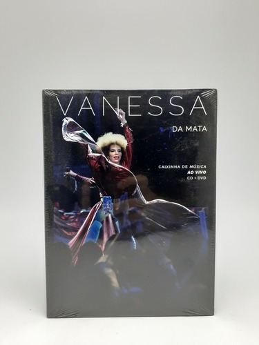 Dvd + Cd Vanessa Da Mata Caixinha De Música Ao Vivo Lacrado