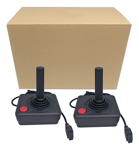 2 Joysticks Control Retro Gamepad Para Consola Atari 2600