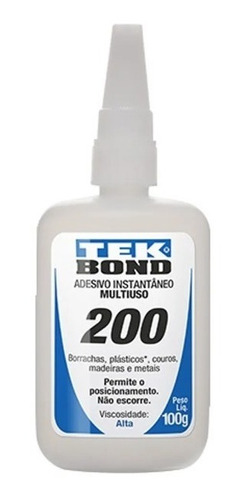 Kit Com 2 Colas Instantânea Tekbond 100g