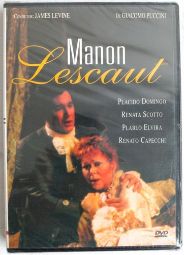 Dvd Manon Lescaut Giacomo Puccini Placido Domingo Lacrado