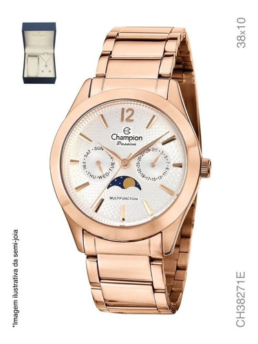 Relógio Feminino Rose Passion Champion Original - Ch38271e