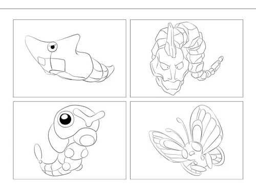 100 Desenhos Para Colorir e Pintar - Tema Pokemon - Folhas A4 Sulfite  Avulsas/Soltas