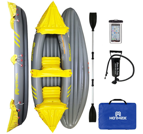 Hotmax Kayak Inflable Para 2 Personas Para Adultos, Princip.