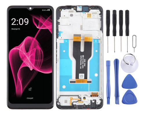 Pm Pantalla Táctil Con Marco Para T-mobile Revvl 6x 5g