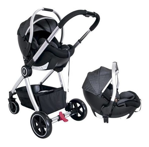 Coche 4 En 1 Moises Silla Para Carro Marcel Gaía Deluxe Negr
