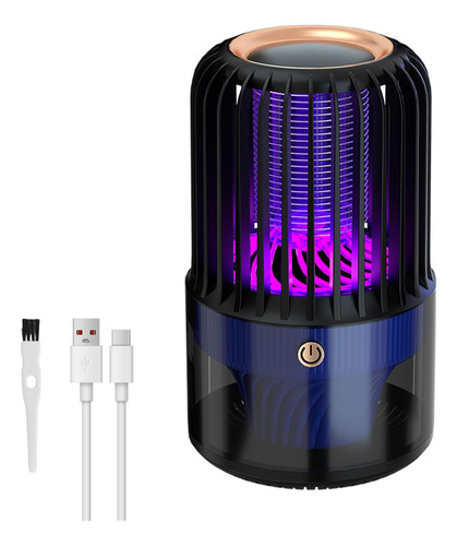 Matamosquitos Recargables para Interiores y Exteriores modo de Luz para Ambiente Nocturno Funcionamiento Silencioso Ahorro de Energía Haozi Bd-360