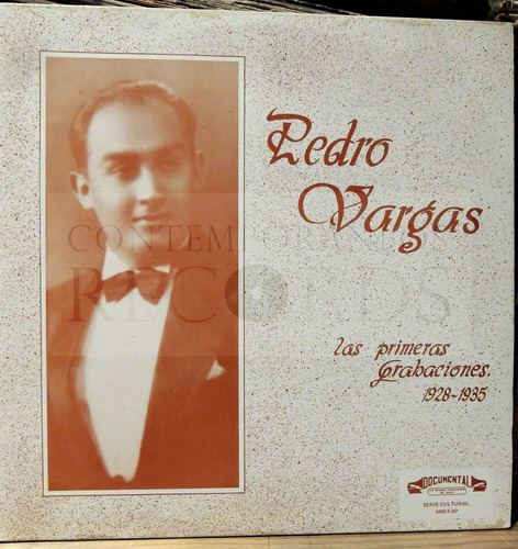 Las Primeras Grabaciones 1928-1935 (vinyl) Pedro Vargas