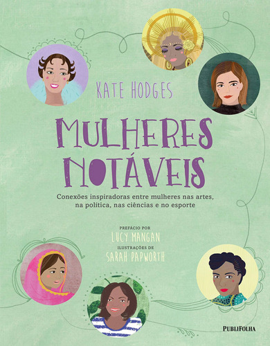 Mulheres notáveis, de Hodges, Kate. Editora Distribuidora Polivalente Books Ltda, capa dura em português, 2019