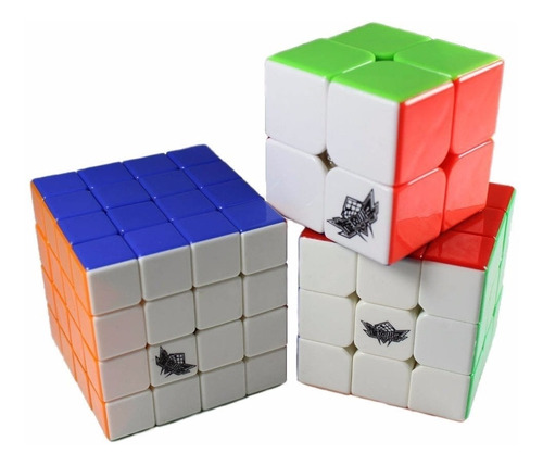Cubos Rubik Cyclone Boys 3 Cubos + 3 Bases Moyu Originales