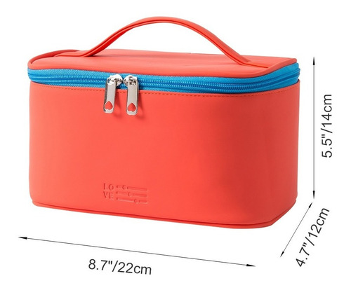 Imagen 2 de 7 de Porta Cosméticos Neceser Viaje Impermeable Premium Amplio