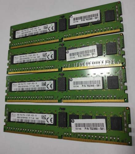 Memória Sk Hynix 8gb 1rx4 Pc4-2133p Ddr4 Servidor Dell Hp Ib