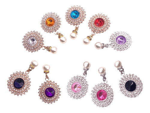10x Pingentes De Strass Ornamentos Acessórios