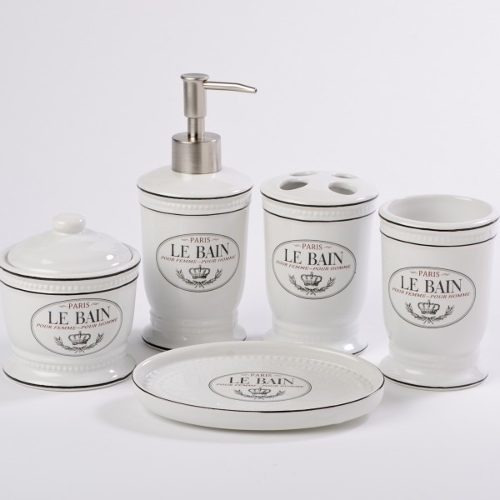 Imagen 1 de 4 de Set De Baño Le Bain - Blanco Këssa Muebles