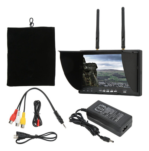 Monitor Fpv, Pantalla De Vídeo De 5,8 Ghz Y 7 Pulgadas Lcd58