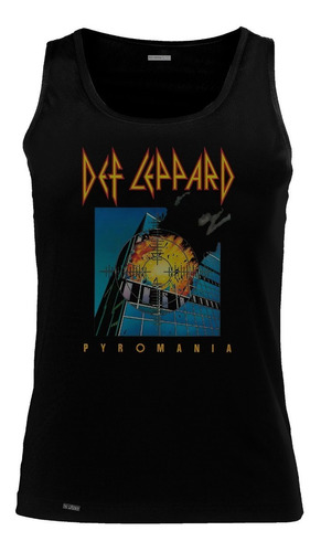 Camiseta Esqueleto Def Leppard Banda Rock Metal Sbo