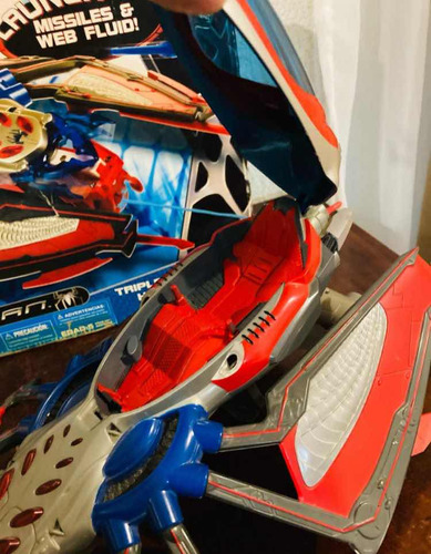 Spider-man Nave Araña Con Figura Incluida - Buen Estado (Usado)