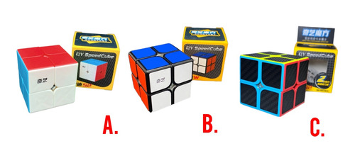 Cubo Rubik 2x2x2 Qidi W Qiyi Original Rotación Rápida 