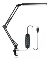 Comprar Lámpara De Escritorio Articulada Con Luz Led Cable Usb Seisa