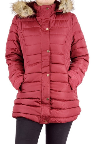 Parka Mujer Premium Excelente Calidad Chaqueta Gorro Pelos 