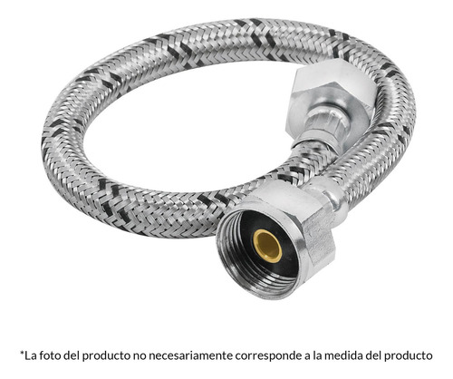 Manguera Para Wc 50 Cm Acero Inoxidable Foset