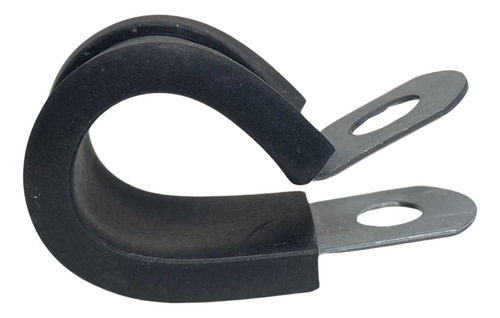 Abraçadeira Aço Emborrachada Suporte Com Borracha 12mm 4un