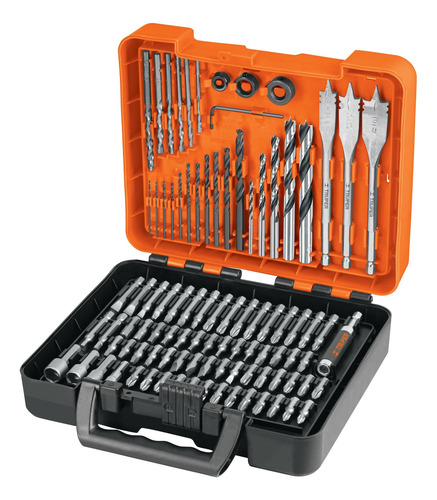 Juego De 100 Brocas Y Puntas En Estuche Plástico 100872