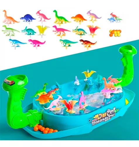 Brinquedos de dinossauro, jogos de tabuleiro, Brinquedos de tiro de  dinossauro – Brinquedos de tiro de dinossauro para 2 jogadores, jogos de  tabuleiro educativos para meninos e meninas, aniversário Skrskr