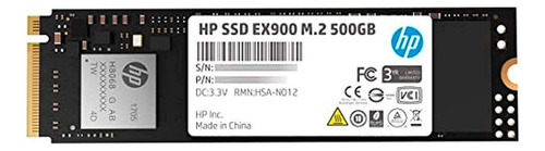 Ssd Hp Ex900 M.2, 500gb, Pci Express 3.0, M.2