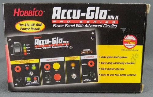 Accu-glo Ii Power Panel. Aeromodelismo. Hobbico.