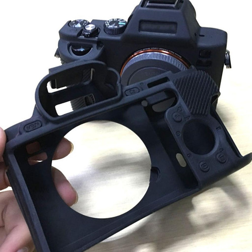 .. Capa De Silicone Lavável Para A7 A7r A7s Com Protetor
