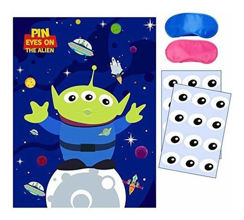 Toy Inspired Story Party Supplies Pin Eyes On The Alien...
