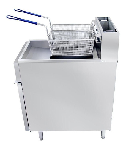 Freidora industrial Sobrinox Fryer 19.5-3Q plata
