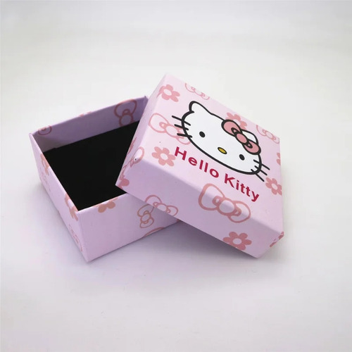 Caja Para Regalo Bolsa Joyería Hello Kitty Envoltura Cartón