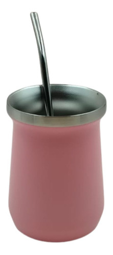 Mate De Aluminio Rosa 260ml