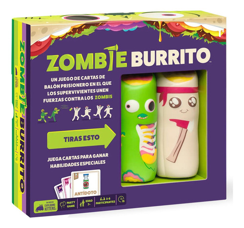 Zombie Burrito - Juego De Mesa