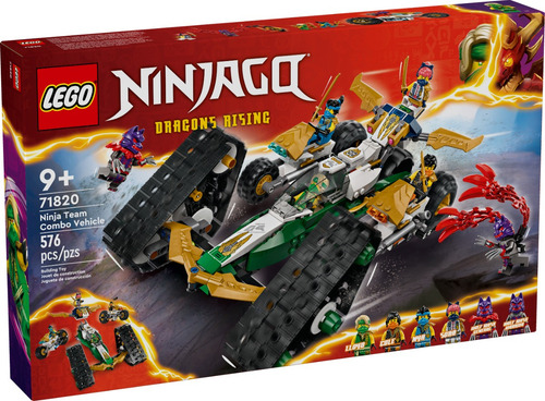 Lego® Ninjago® Vehículo Combinado Del Equipo Ninja 71820 576 Ninjago