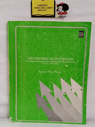 Decisiones De Inversión - Ignacio Vélez - Finanzas - 1959