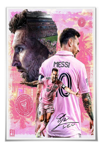 Lionel - Póster De Fútbol Superstar Messi, Arte De Pared De 