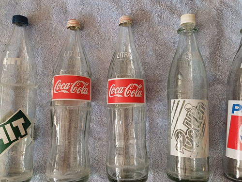 Botellas  Retornables Vintage De 1 Litro 