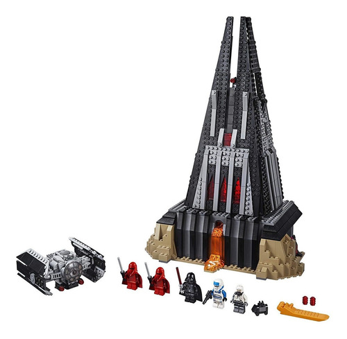LEGO Star Wars 75251 Castillo de Darth Vader - Kit de construcción, incluye TIE Fighter, minifiguras de Darth Vader, tanque Bacta y más (1,060 piezas)