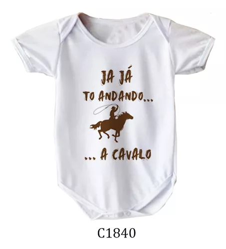 body Criança Infantil Roupa Bebê unicórnio colorido cavalo