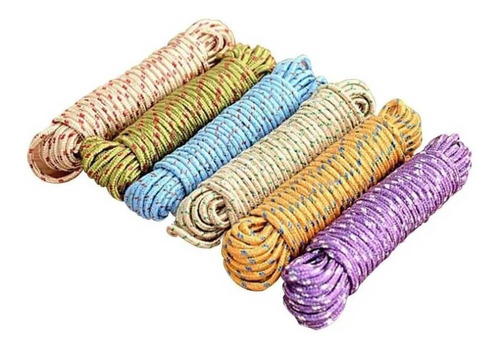 Corda De Poliéster 6mm Para Amarração De Varal E Carga Corda