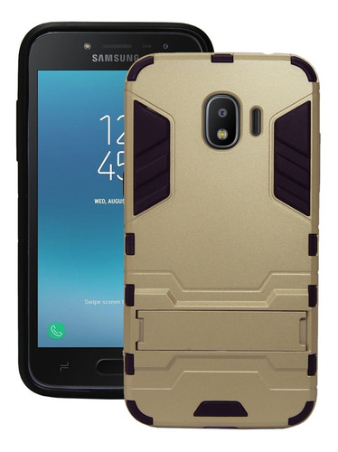 Funda Para Galaxy J2 Pro Sm-j210f Iron Case Con Cristal 9h