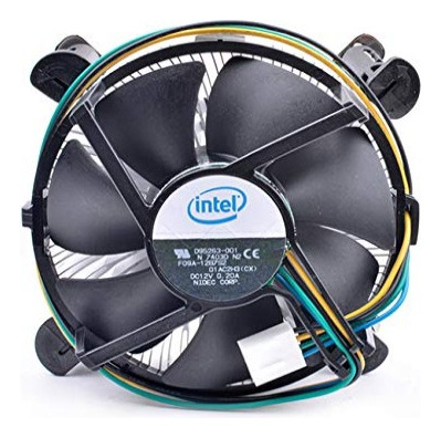 Fan Cooler Enfriador De 4 Hilos Para Intel Cpu 1155/1150/115