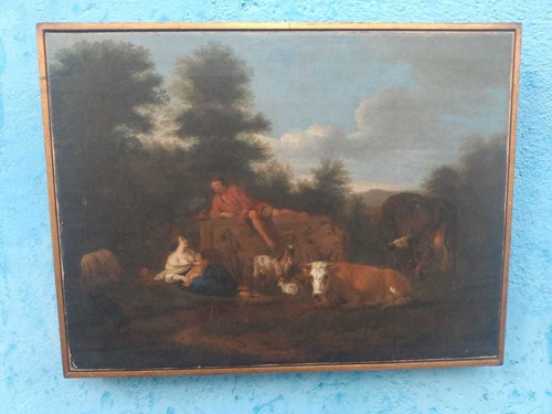 Quadro De Van De Velde / Óleo Sob Tela (Usado)