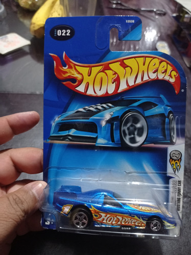 Hot Wheels 2004 Mustang Funny Car Azul Marino F. Edition  1